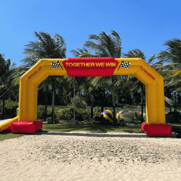 Cổng Hơi Sự Kiện Vuông Check Kích Thước 5.5x10.5x1m