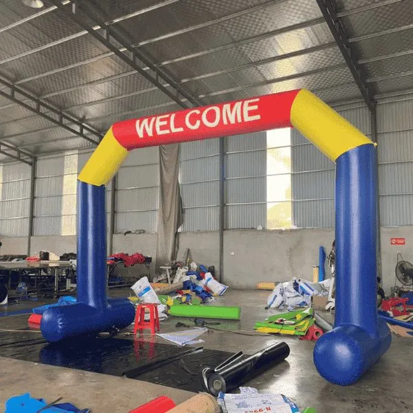 Cổng Hơi Sự Kiện Vuông Check Tự Đứng Kích Thước 5x3.5x0.5m – Đưa Sự Kiện Của Bạn Lên Tầm Cao Mới