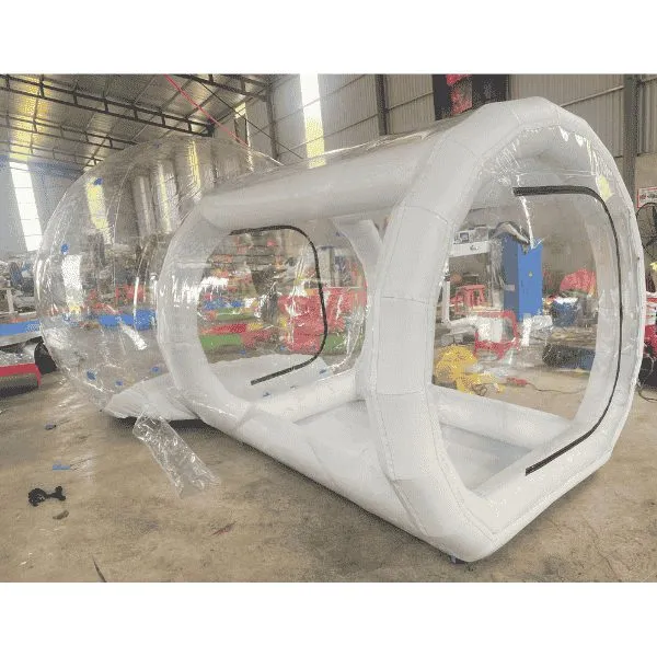 Nhà Hơi Trẻ Em - Mẫu Nhà Hơi Vòm Tròn Trong Suốt