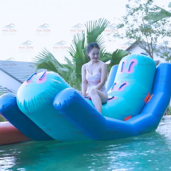 Bập Bênh Bơm Hơi - Đồ chơi team building dưới nước - Ảnh 5