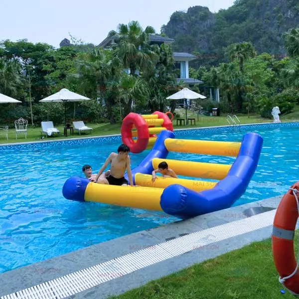 Bập Bênh Bơm Hơi - Đồ chơi team building dưới nước - Ảnh 6