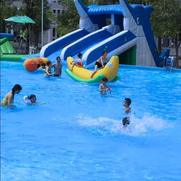 Bập Bênh Bơm Hơi - Đồ chơi team building dưới nước - Ảnh 4