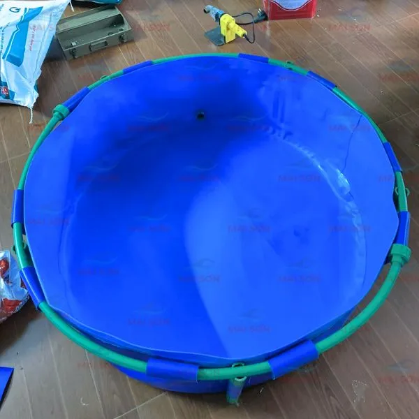 Alternative view of Bể Bạt Nuôi Cá - Bể bạt PVC 5 lớp tuổi thọ cao