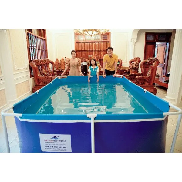BỂ BƠI MINI LẮP GHÉP TẠI NHÀ KÍCH THƯỚC 4.9×2.2×0.8M – GIẢI PHÁP HOÀN HẢO CHO GIA ĐÌNH