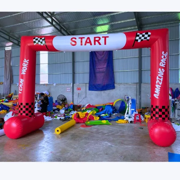 Cổng Hơi Tự Đứng Team Building Start