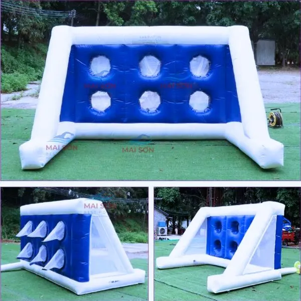 Cột đá bóng bơm hơi
