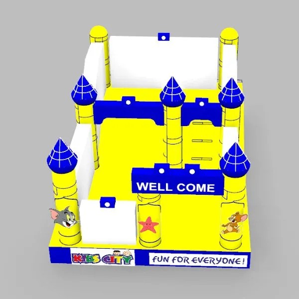 NHÀ HƠI LÂU ĐÀI MINI KÍCH THƯỚC 4.2X6M