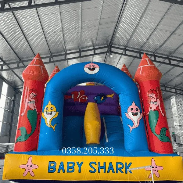 Nhà Hơi Mini Trẻ Em Kích Thước 3x4m